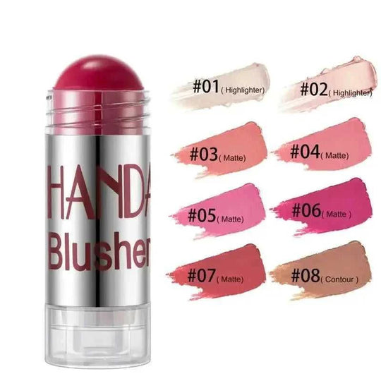cream blush stick | waterproof blush makeup | long-lasting cream blush | ultrasonic cleaning