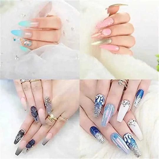 non-marking press on nails | reusable false nails | gel nail tips | energy saving