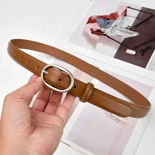 womens thin leather belt | adjustable jeans strap belt | genuine cowhide belt black | ultrasonic cleaning