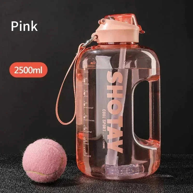 large capacity sports water bottle | portable gym hydration cup | leak-proof travel tumbler | energy saving