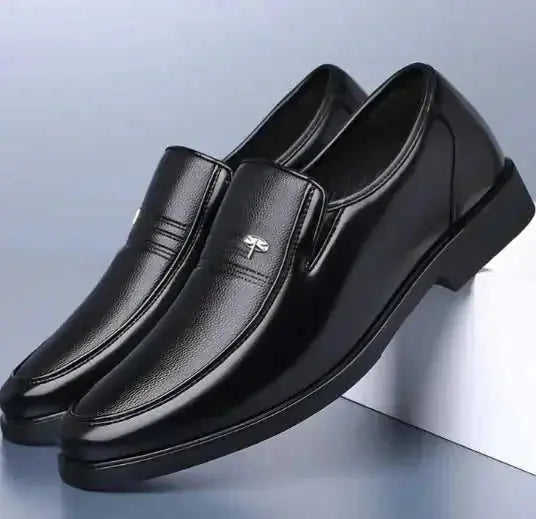 Casual Men's Leather Business Soft Bottom Shoes Meifu Market