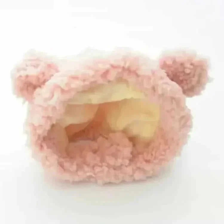bear plush hood for pets | pet photo prop headwear | dog costume dress up accessories | ultrasonic cleaning