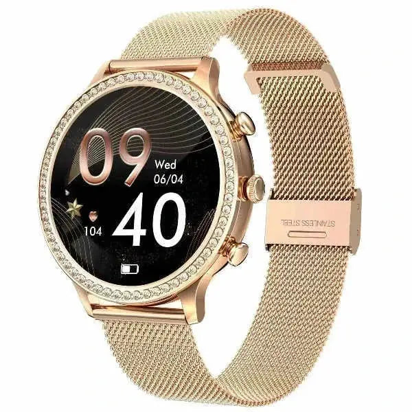 Bluetooth Call Of Women's Smart Silicone Watch Steel silver - color variant display