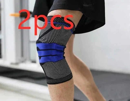 sports knee pads for running | compression knee brace strap | adjustable knee support for fitness | energy saving