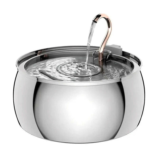 Pet Water Dispenser - 4L Stainless Steel Gravity Feeder for Dogs & Cats Meifu Market