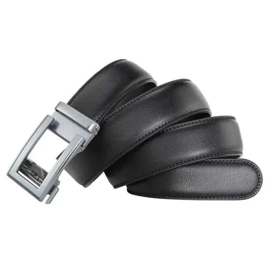 genuine leather belt for men | full-grain leather construction | adjustable brass buckle | ultrasonic cleaning