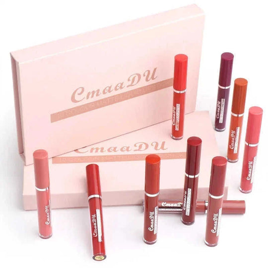 non-stick cup formula | waterproof matte lipstick | long-lasting lip color | ultrasonic cleaning