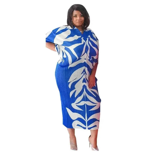 v-neck batwing sleeve dress | floral print maxi dress | chiffon material summer dress | ultrasonic cleaning