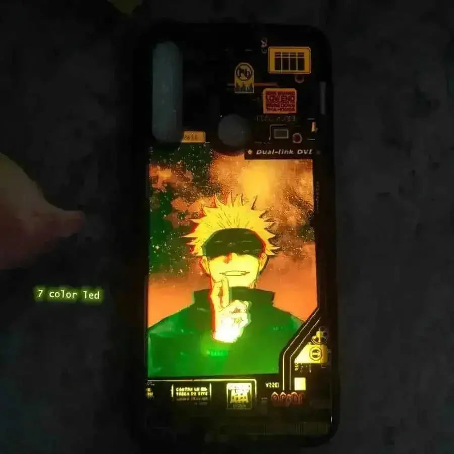 led back cover case | tempered glass protection | wireless charging compatible | ultrasonic cleaning