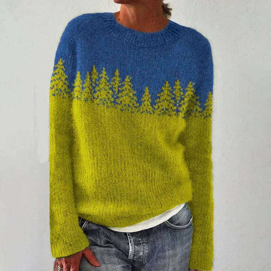 Women's Fashionable Pullover Sweater Top Meifu Market
