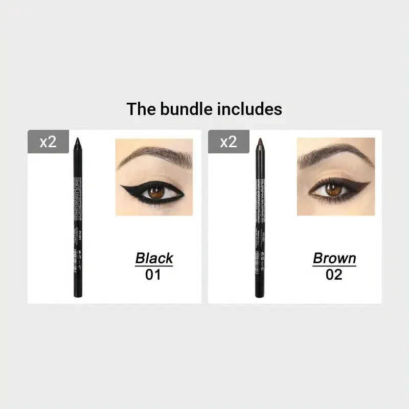 waterproof eyeliner pencil | long-lasting eye makeup | colorful eyeliner cosmetics | ultrasonic cleaning