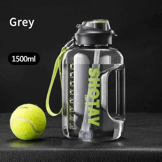 large capacity sports water bottle | portable gym hydration cup | leak-proof travel tumbler | energy saving