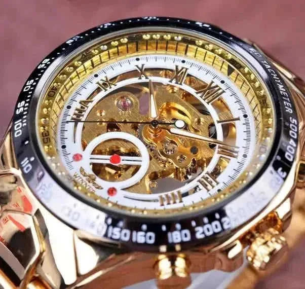 hollow automatic movement | stainless steel case | sapphire crystal glass | energy saving