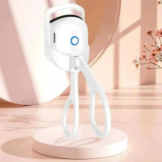 rechargeable heated eyelash curler | waterproof eyelash curler | portable electric lash curler | ultrasonic cleaning