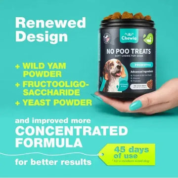 No Poo Chews For Dogs Coprophagia Deterrent For Dogs Forbid For Dogs Stool Eating Deterrent Dog Probiotics For Digestive Health Digestive Gut Immune Health Treats No Poop Eating For Dogs Meifu Market