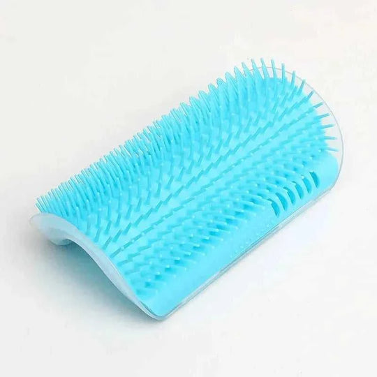 self-cleaning cat brush | silicone grooming comb | wall-mounted pet massager | ultrasonic cleaning