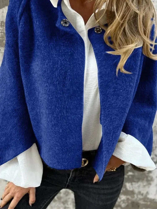 Batwing Sleeve Cardigan Women - Cropped Cashmere Jacket Loose Fit Meifu Market