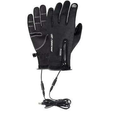 heated cycling gloves for men | polyester thermal gloves | electric heating gloves | energy saving