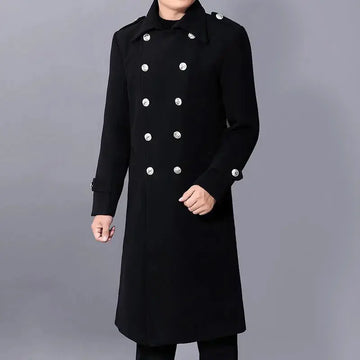 Autumn And Winter New Slim-fit Wool Coat Men's Coat meifu market
