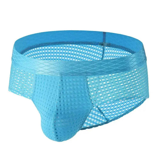 Men's Breathable Mesh Low-Waist Briefs | Wide Belt Design Meifu Market