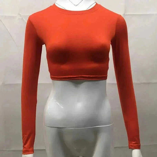crop top for women | cotton blend fabric | ribbed knit texture | energy saving