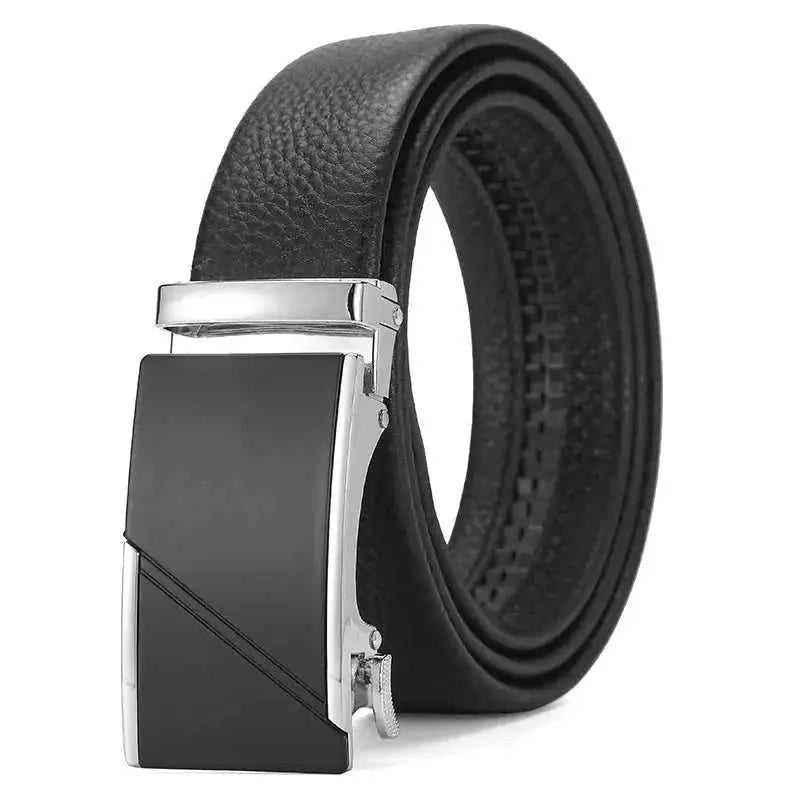 Genuine Leather Automatic Pure Leather Belt Boys Style 10 - available style options