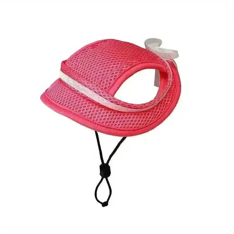 Adjustable Pet Sun Hat with Bow | UV Protection for Dogs & Cats - Meifu Market