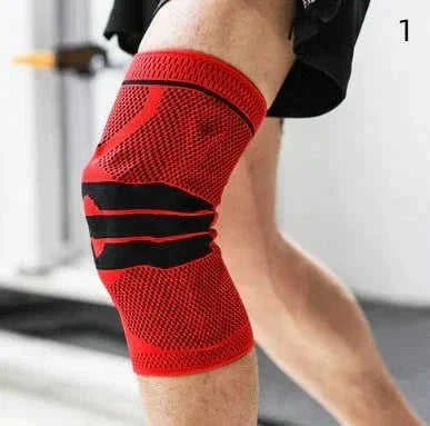sports knee pads for running | compression knee brace strap | adjustable knee support for fitness | energy saving
