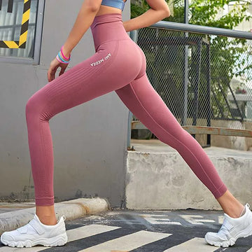 high-waisted yoga pants | moisture-wicking fabric | 4-way stretch leggings | energy saving