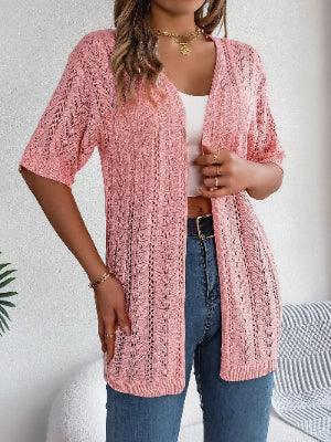 Women's Hollow Knitted Sun Protection Shirt Meifu Market