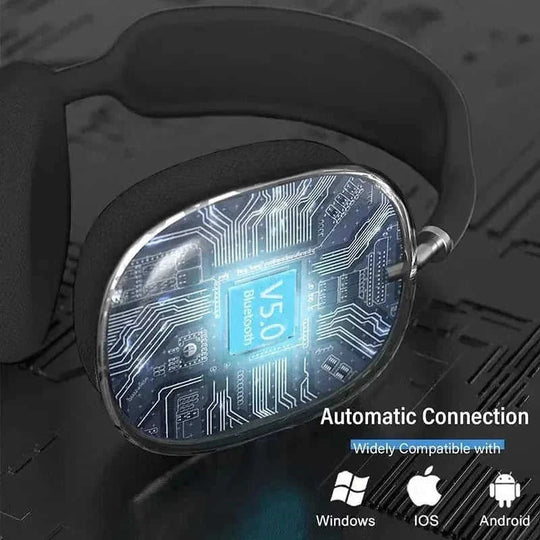 wireless bluetooth 53 | over-ear gaming headset | long battery life for sports | energy saving