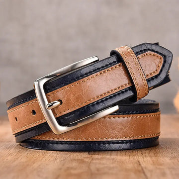 Color Matching Men's Casual Belt meifu market