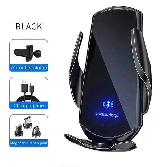 30W Wireless Car Charger - Magnetic Mount Phone Holder for iPhone & Samsung - view 9