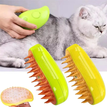 3 In 1 Cat Steam Brush Steamy Dog Brush Electric Spray Cat Hair Brushes For Massage Pet Grooming Comb Hair Removal Combs Meifu Market