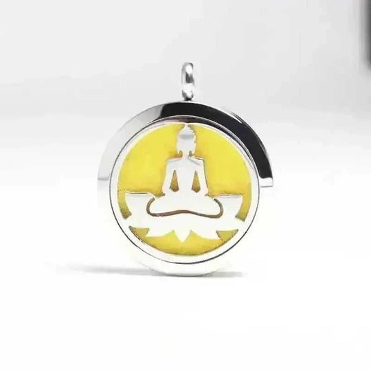 Buddha Aromatherapy Diffuser Necklace - Essential Oil Locket - Meifu Market
