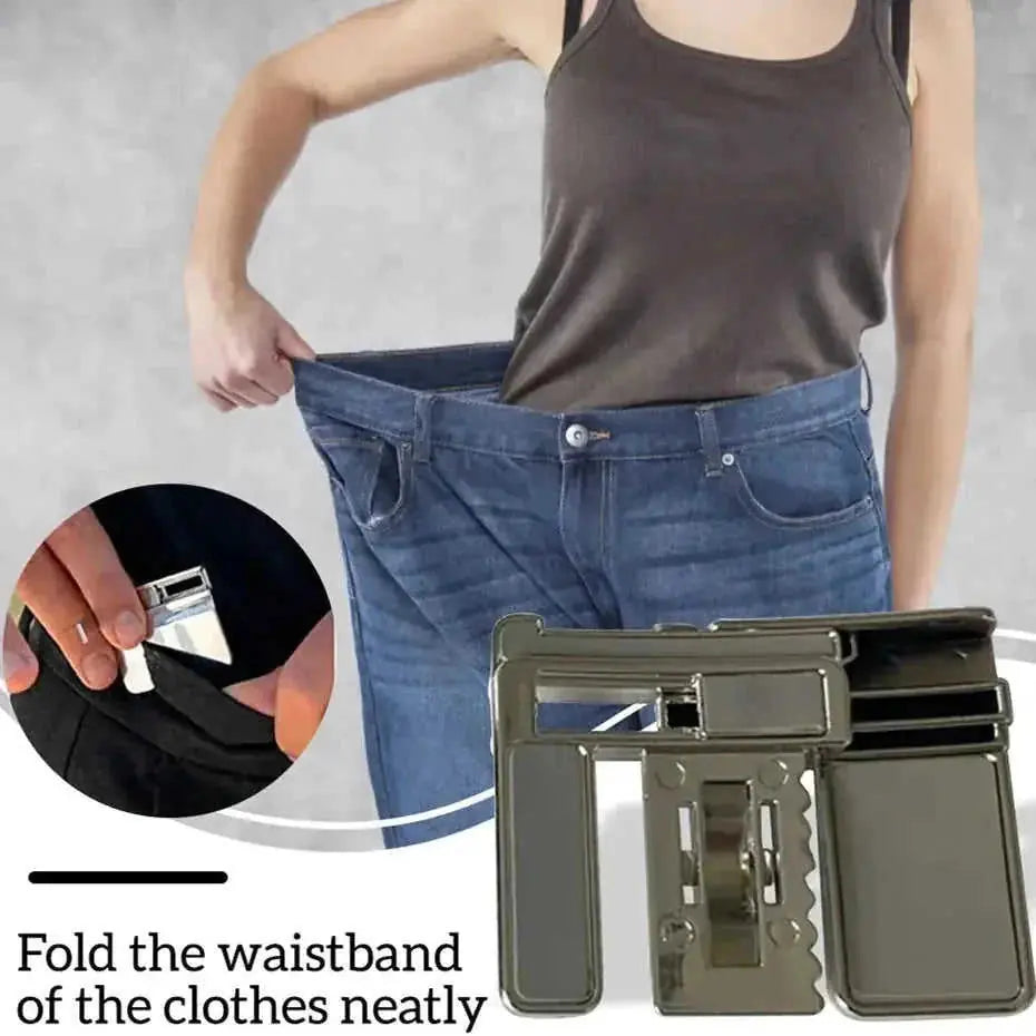 adjustable belt buckle | stainless steel belt clip | heavy-duty waist tightener | ultrasonic cleaning