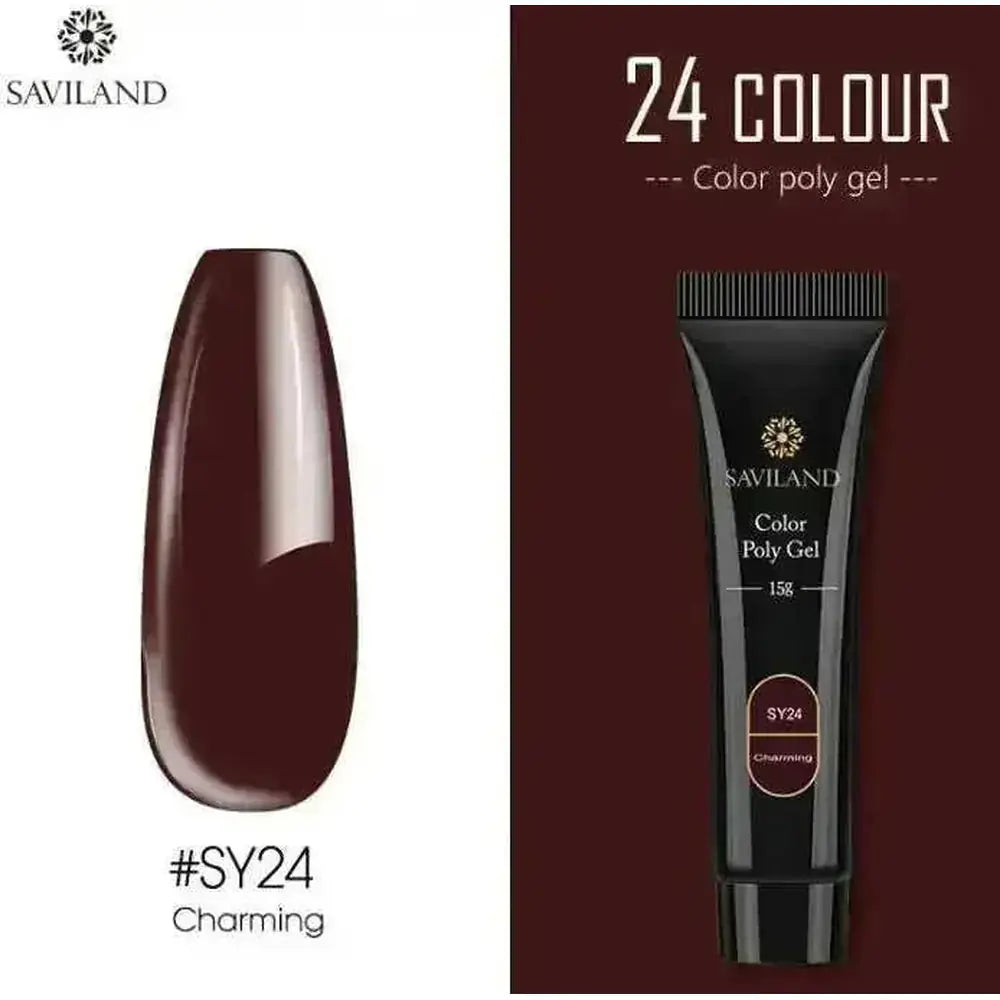 15g nail colored crystal extension glue SY12 - color variant display