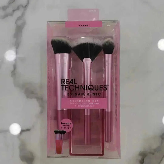 professional-grade makeup brushes | synthetic bristle brushes | 5-piece brush set | energy saving