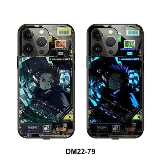led back cover case | tempered glass protection | wireless charging compatible | energy saving