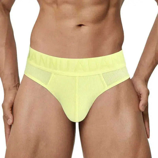 Men's Breathable Briefs - Embossed Pattern Underwear Lightweight & Comfortable Meifu Market