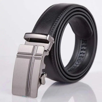 genuine leather belt | automatic buckle belt | adjustable leather belt | energy saving