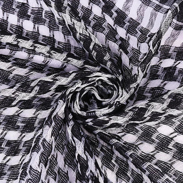 polyester houndstooth scarf | tactical neck gaiter | arabic keffiyeh square scarf | ultrasonic cleaning