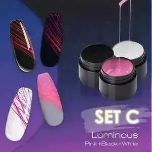 glow in the dark nail polish | uv gel nail kit | 10ml long-lasting formula | energy saving