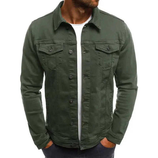 Men's Denim Shirt Jacket - Casual Button Down Jean Jacket, Long Sleeve Shirt Style for Spring & Fall Meifu Market