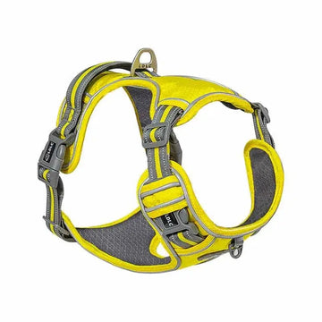 adjustable chest strap | durable nylon material | lightweight pet harness | ultrasonic cleaning