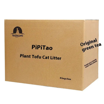 Green Tea Flavour Biodegradable Plant Cat Litter Meifu Market