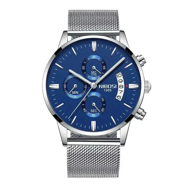 sapphire crystal glass | 100m water resistance | stainless steel bracelet | energy saving