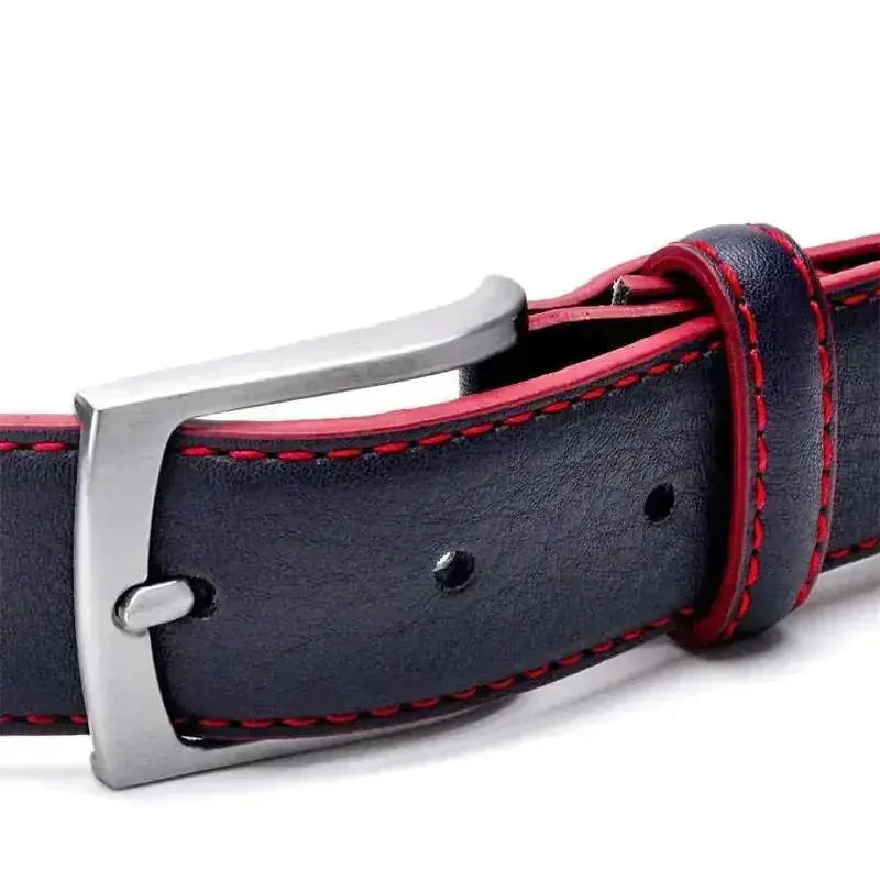 genuine leather belt | stainless steel buckle | adjustable belt size | ultrasonic cleaning