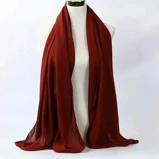 lightweight cotton blend fabric | breathable head covering scarf | large size shawl for women | ultrasonic cleaning