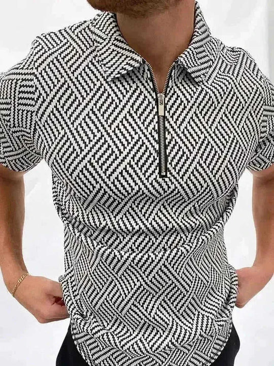 moisture-wicking polo shirt | breathable cotton blend fabric | classic fit mens polo | ultrasonic cleaning